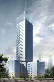 现代大厦整体效果图