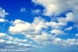 蓝天 白云 清爽 大气 清凉