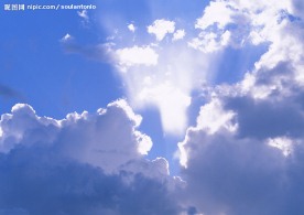 蓝天 白云 清爽 大气 清凉