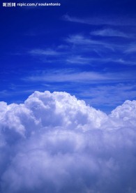 蓝天 白云 清爽 美丽