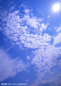 蓝天 白云 清爽 大气 清凉
