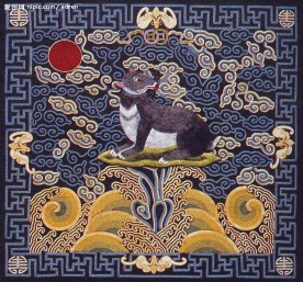 中国传统刺绣纹样 高清官服 补子