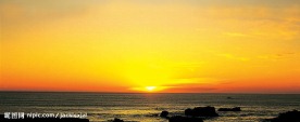 大海日出