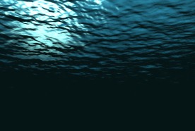 仰视海水