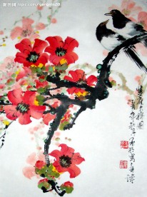 双雀图