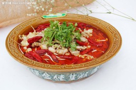 经典川菜水煮田鸡