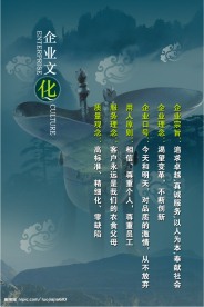 企业文化展板