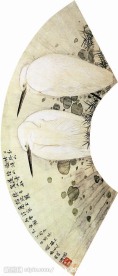 居巢人物花鸟图