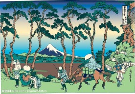 日本浮仕绘与彩绘 风景和人物