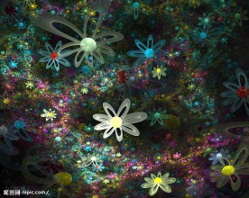 梦幻花朵