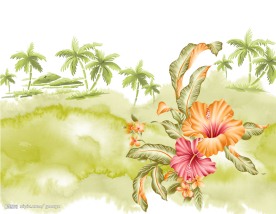 艳丽花纹