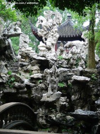 苏州名园狮林山石
