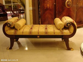 经典欧式家具床前凳