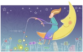 卡通梦幻矢量图