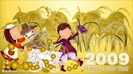 2009年矢量台历模板-1