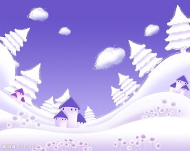 奇峰模板{雪国故事1}004