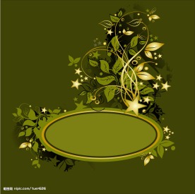 韩国矢量花纹边框