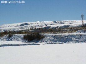 早晨的雪