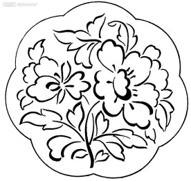 圆形花纹