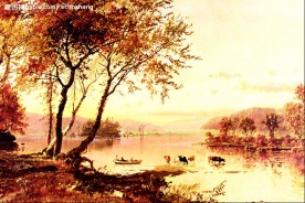 油画乡村风景