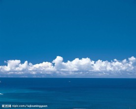 夏威夷海边的天空