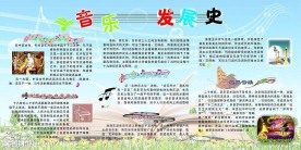 音乐展板