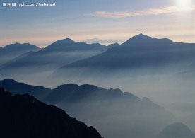 山水剪影