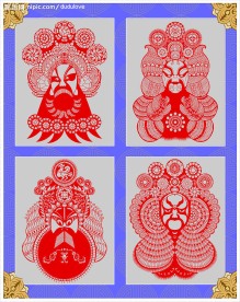 古典素材——脸谱