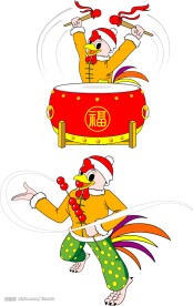 卡通鸡