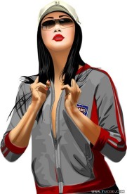 美女矢量
