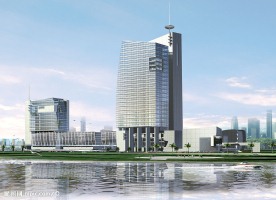 3D建筑模型效果图PSD源文件