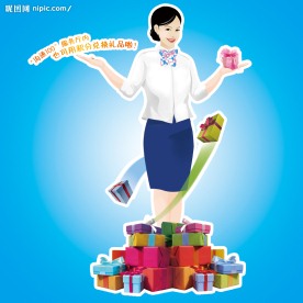 中国移动立牌卡通形象