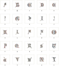 花体英文字母