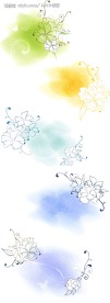 墨迹花纹
