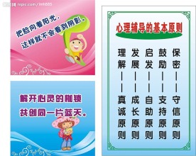 矢量小学心理辅导原则