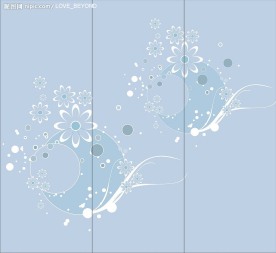原创韩国矢量花纹