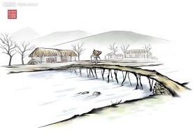 psd国画风景