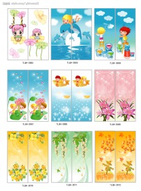 卡通花纹图