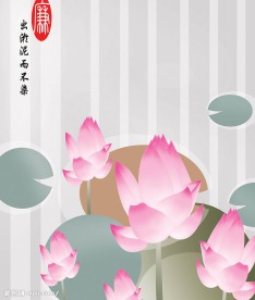 古典荷花