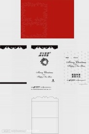 矢量春节给客户贺卡模版