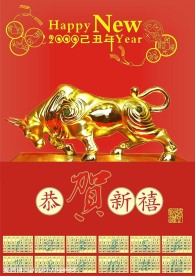 2009年挂历封面