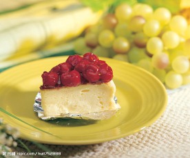 美食餐饮 果酱蛋糕