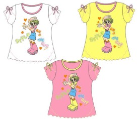 女中小童印花短袖