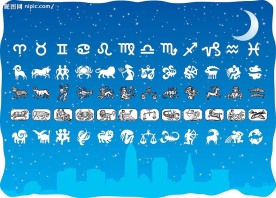 5个系列十二星座图