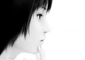 手绘女孩