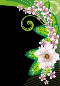 时尚花纹矢量图