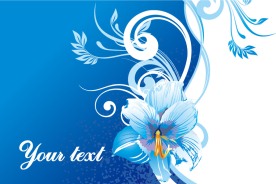 时尚花纹矢量图