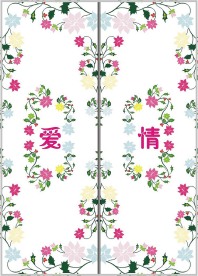 韩国矢量花纹移门门艺玻璃印花
