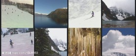 冰雪世界系列 视频素材