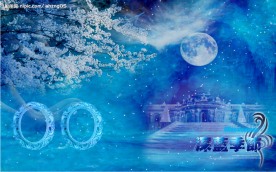 深蓝季节婚纱模板